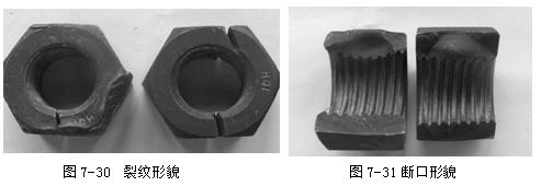 裂紋形貌，斷口形貌